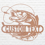 Metal Fish Wall Decoration - Laser Cut Custom Metal Wall Art