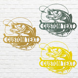 Metal Fish Wall Decoration - Laser Cut Custom Metal Wall Art