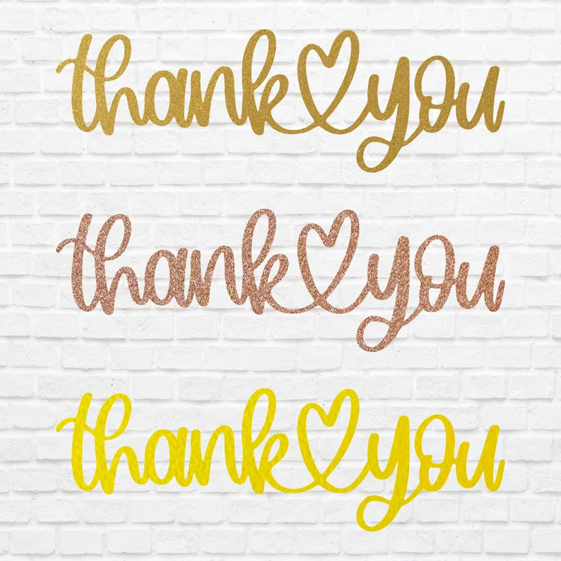 Thank You Metal Wall Art, Thank You Heart Metal Sign, Laser Cut Metal Wall Art, Modern Home Decor, Housewarming Gift