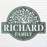 Metal Tree Of Life Family Name Sign, Custom Metal Name Sign, Metal Tree Wall Decor, Metal Tree Of Life Nature Lover Gift