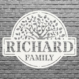 Metal Tree Of Life Family Name Sign, Custom Metal Name Sign, Metal Tree Wall Decor, Metal Tree Of Life Nature Lover Gift