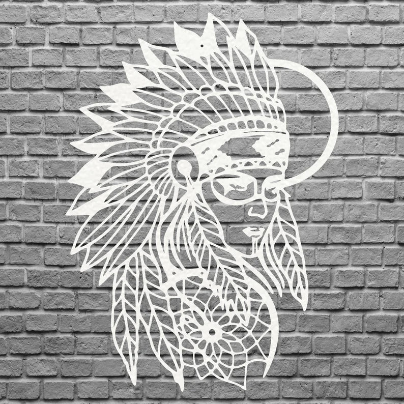 Native American Wall Art, Women Metal Wall Hangings, Metal Artwork, Decorative Wall Art, Above Bed Wall Decor, Housewarming Gift