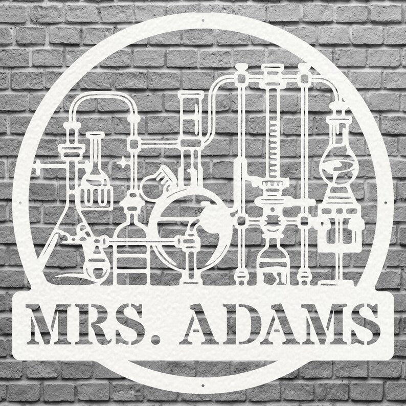 Science Wall Art, Wall Decoration, Teacher Wall Art, Metal Art Wall Decor, Classroom Wall Art, Metal Artwork, Teacher Lovers Gift