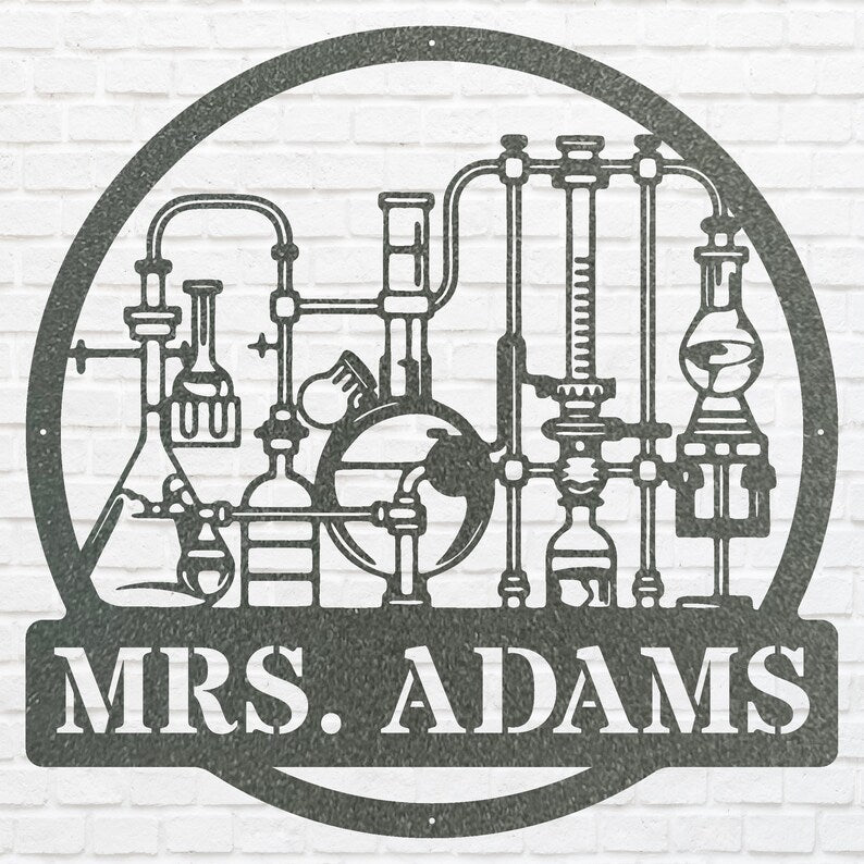 Science Wall Art, Wall Decoration, Teacher Wall Art, Metal Art Wall Decor, Classroom Wall Art, Metal Artwork, Teacher Lovers Gift