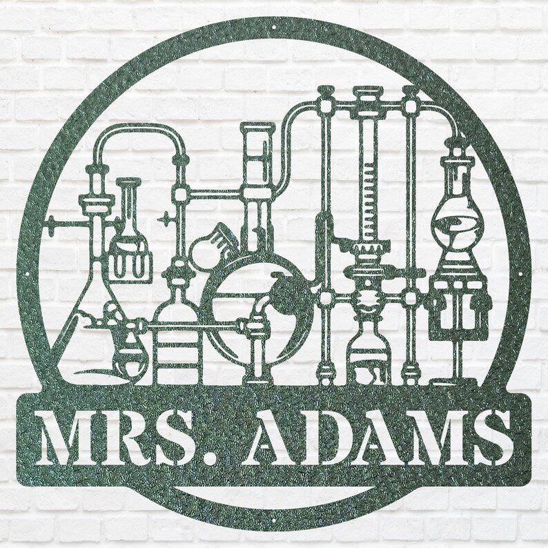 Science Wall Art, Wall Decoration, Teacher Wall Art, Metal Art Wall Decor, Classroom Wall Art, Metal Artwork, Teacher Lovers Gift