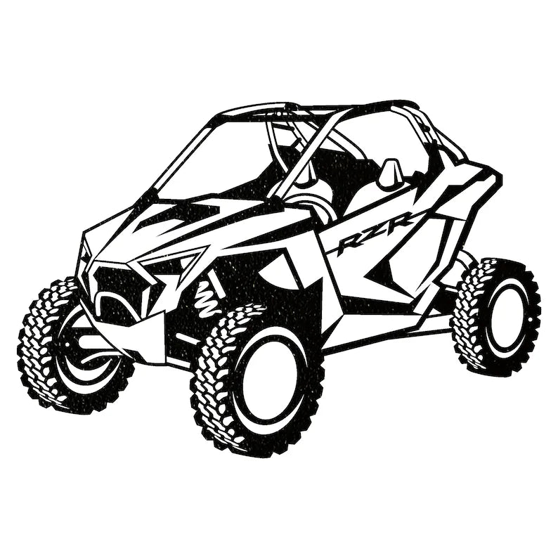 UTV Metal Art, Car Wall Decor, UTV Wall Art for Garage Decor, Garage Art, Metal Wall Art for Car Enthusiast, Car Lover Gift