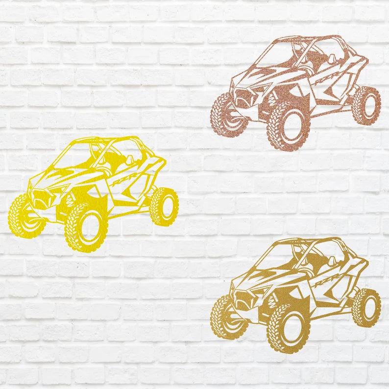 UTV Metal Art, Car Wall Decor, UTV Wall Art for Garage Decor, Garage Art, Metal Wall Art for Car Enthusiast, Car Lover Gift