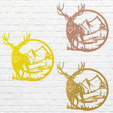 Deer Art, Wildlife Deer Wall Art, Metal Animal Wall Art, Nature Wall Art, Unique Metal Wall Art, Animal Wall Decor, Animal Lover Gift