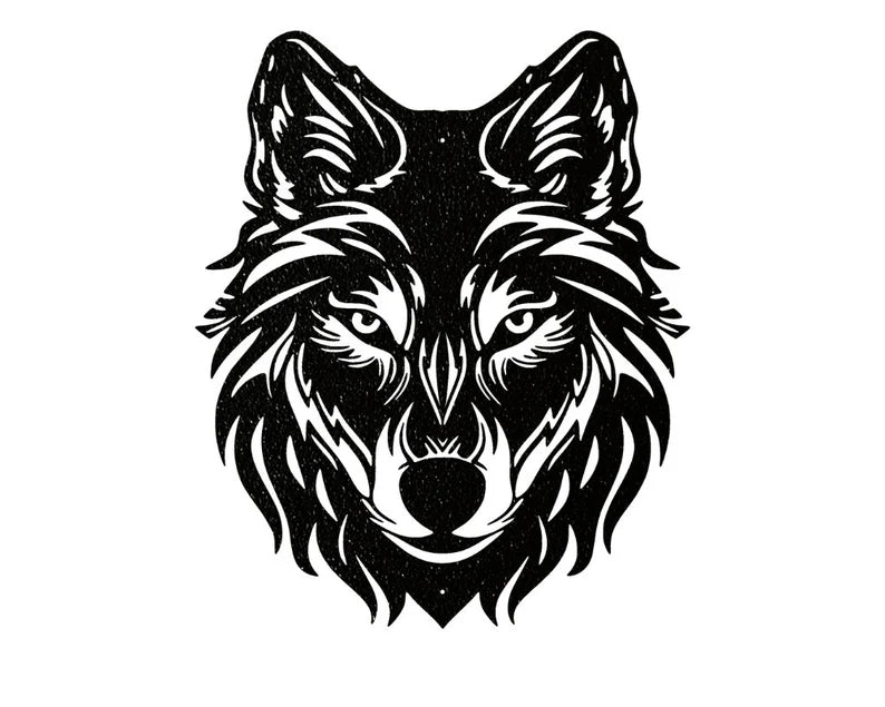 Wolf Metal Wall Art, Wall Decoration, Animal Wall Art, Metal Art Wall Decor, Farmhouse Wall Art, Metal Artwork, Animal Lovers Gift