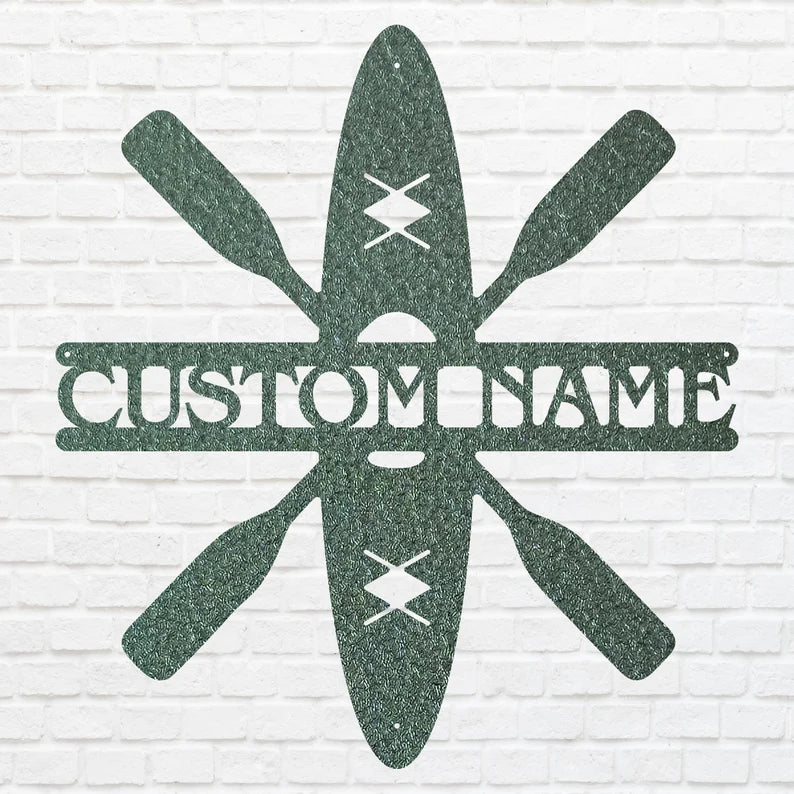 Paddle Board Custom Metal Wall Art, Wall Decoration, Nautical Wall Art, Metal Art Wall Decor, Lake House Decor, Metal Artwork