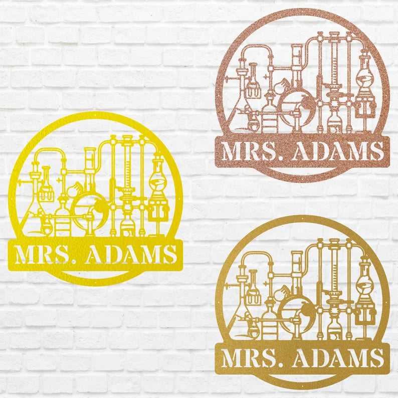 Science Wall Art, Wall Decoration, Teacher Wall Art, Metal Art Wall Decor, Classroom Wall Art, Metal Artwork, Teacher Lovers Gift