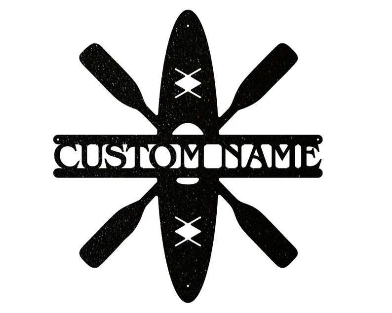 Paddle Board Custom Metal Wall Art, Wall Decoration, Nautical Wall Art, Metal Art Wall Decor, Lake House Decor, Metal Artwork