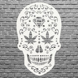 Metal Skull Wall Art, Laser Cut Human Skull Metal Wall Art, Gothic Home Decor, Sugar Skull Farmhouse Decor, Housewarming Gift