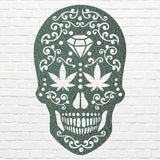 Metal Skull Wall Art, Laser Cut Human Skull Metal Wall Art, Gothic Home Decor, Sugar Skull Farmhouse Decor, Housewarming Gift
