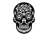Skull Metal Wall Art, Sugar Skull Laser Cut Metal Art, Gothic Human Skull Home Decor, Farmhouse Metal Wall Decor