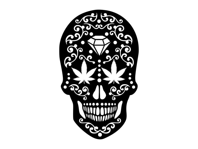Metal Skull Wall Art, Laser Cut Human Skull Metal Wall Art, Gothic Home Decor, Sugar Skull Farmhouse Decor, Housewarming Gift