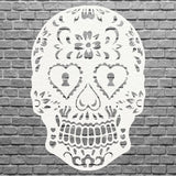 Gothic Skull Metal Wall Art, Human Skull Metal Wall Art, Laser Cut Sugar Skull Decor, Gothic Home Decor, Housewarming Gift