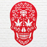 Metal Skull Wall Art, Laser Cut Human Skull Metal Wall Art, Gothic Home Decor, Sugar Skull Farmhouse Decor, Housewarming Gift