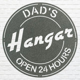 Father Wall Art, Round Dad Hungar Wall Art, Outdoor Modern Metal Art, Metal Wall Art Decor, Wall Decoration, Metal Sign Wall Art