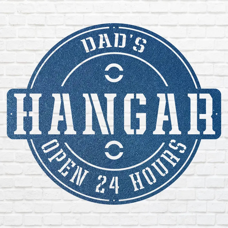 Dad Wall Art, Dad Hungar Wall Art, Metal Sign Wall Art, Outdoor Modern Metal Art, Metal Wall Art Decor, Wall Decoration