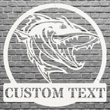 Walleye Hunter Walleye Hunter Wall Art, Custom Fish Art, Hunting Shark Wall Art, Walleye Fishing Sign, Personalized Hunter Decor
