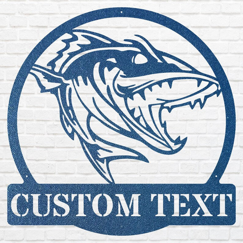 Walleye Hunter Walleye Hunter Wall Art, Custom Fish Art, Hunting Shark Wall Art, Walleye Fishing Sign, Personalized Hunter Decor