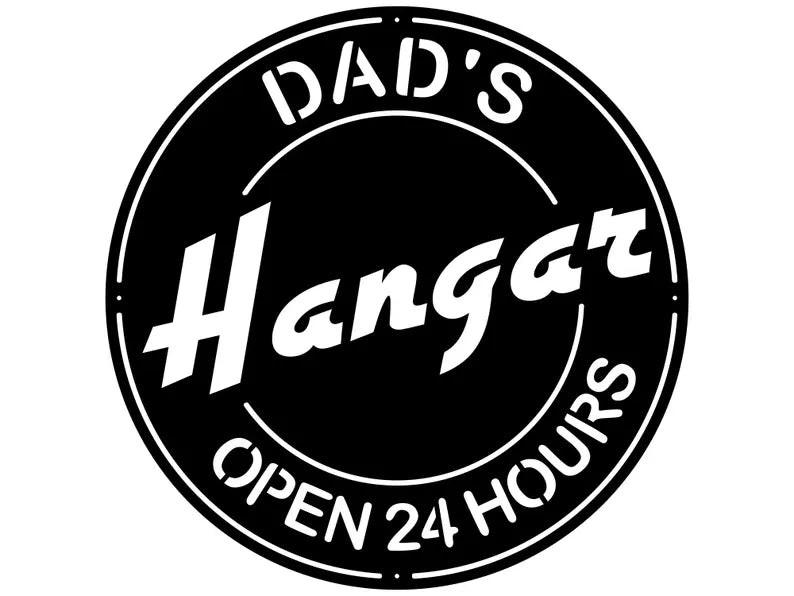 Father Wall Art, Round Dad Hungar Wall Art, Outdoor Modern Metal Art, Metal Wall Art Decor, Wall Decoration, Metal Sign Wall Art