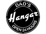 Father Wall Art, Round Dad Hungar Wall Art, Outdoor Modern Metal Art, Metal Wall Art Decor, Wall Decoration, Metal Sign Wall Art