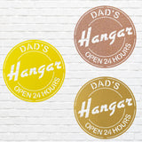 Father Wall Art, Round Dad Hungar Wall Art, Outdoor Modern Metal Art, Metal Wall Art Decor, Wall Decoration, Metal Sign Wall Art
