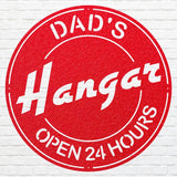 Father Wall Art, Round Dad Hungar Wall Art, Outdoor Modern Metal Art, Metal Wall Art Decor, Wall Decoration, Metal Sign Wall Art