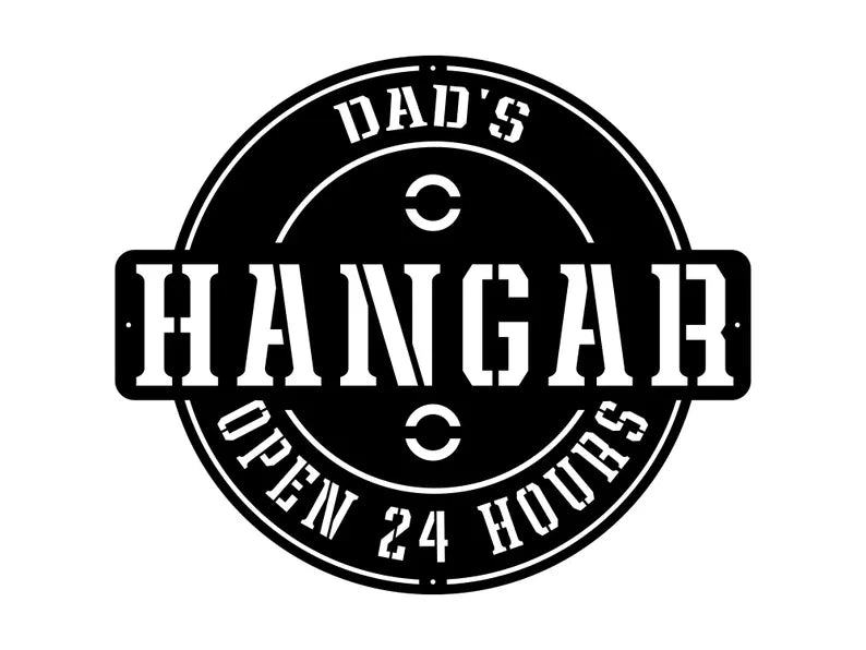 Dad Wall Art, Dad Hungar Wall Art, Metal Sign Wall Art, Outdoor Modern Metal Art, Metal Wall Art Decor, Wall Decoration