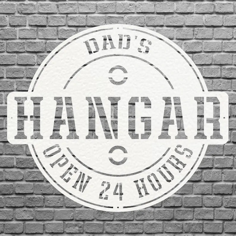 Dad Wall Art, Dad Hungar Wall Art, Metal Sign Wall Art, Outdoor Modern Metal Art, Metal Wall Art Decor, Wall Decoration