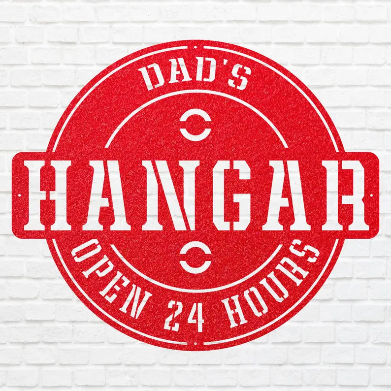 Dad Wall Art, Dad Hungar Wall Art, Metal Sign Wall Art, Outdoor Modern Metal Art, Metal Wall Art Decor, Wall Decoration