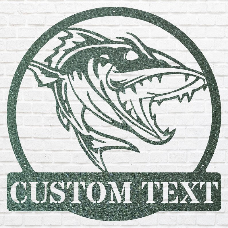 Walleye Hunter Walleye Hunter Wall Art, Custom Fish Art, Hunting Shark Wall Art, Walleye Fishing Sign, Personalized Hunter Decor