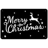 Merry Christmas Reindeer Wall Art, Farmhouse Winter Wall Art, Custom Wall Decor, Modern Christmas Wall Decor