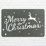Merry Christmas Reindeer Wall Art, Farmhouse Winter Wall Art, Custom Wall Decor, Modern Christmas Wall Decor