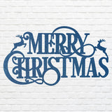 Merry Christmas Metal Art, Winter Christmas Metal Art Sign, Laser Cut Metal Wall Art, Christmas Home Decor