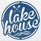 Lake House Metal Art, Laser Cut Lake Front Home Sign, Beach Metal Wall Art, Metal Coastal Wall Decor, Lake House Decor