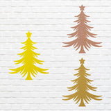 Christmas Tree Metal Wall Hanging, Holiday Wall Art, Christmas Tree Wall Art, Metal Artwork, Xmas Wall Decor, Laser Cut Metal Sign