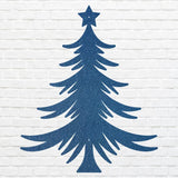 Christmas Tree Metal Wall Hanging, Holiday Wall Art, Christmas Tree Wall Art, Metal Artwork, Xmas Wall Decor, Laser Cut Metal Sign