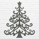 Christmas Tree Metal Wall Decor, Holiday Wall Art, Christmas Tree Wall Art, Metal Wall Hanging, Xmas Wall Decor, Laser Cut Metal Sign
