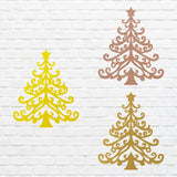 Christmas Tree Metal Wall Decor, Holiday Wall Art, Christmas Tree Wall Art, Metal Wall Hanging, Xmas Wall Decor, Laser Cut Metal Sign