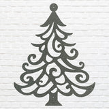 Christmas Tree Metal Artwork, Holiday Wall Art, Christmas Tree Decor, Metal Wall Hanging, Christmas Wall Decor, Laser Cut Metal Sign