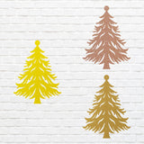 Christmas Metal Tree Wall Art, Holiday Wall Art, Christmas Tree Metal Artwork, Xmas Wall Decor, Laser Cut Metal Sign, Above Bed Art