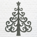 Metal Christmas Tree Wall Art, Holiday Wall Art, Christmas Tree Decor, Metal Wall Hanging, Christmas Wall Decor, Laser Cut Metal Sign