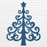 Metal Christmas Tree Wall Art, Holiday Wall Art, Christmas Tree Decor, Metal Wall Hanging, Christmas Wall Decor, Laser Cut Metal Sign