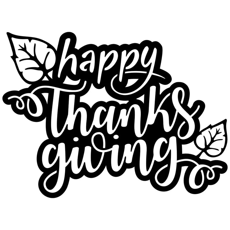 Happy Thanksgiving Metal Wall Art, Fall Thanksgiving Art, Laser Cut Happy Thanksgiving Sign, Autumn Wall Art, Thanksgiving Gift