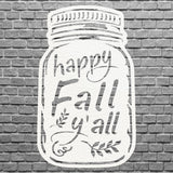 Happy Fall Yall Wall Art, Fall Metal Wall Art, Fall Home Decor, Laser Cut Happy Fall Yall Sign, Housewarming Gift