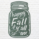 Happy Fall Yall Wall Art, Fall Metal Wall Art, Fall Home Decor, Laser Cut Happy Fall Yall Sign, Housewarming Gift
