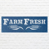 Farm FreshFarm Fresh Metal Wall Art, Metal Farm Sign, Laser Cut Farmhouse Wall Art, Outdoor Metal Wall Decor, Farm Kitchen Decor